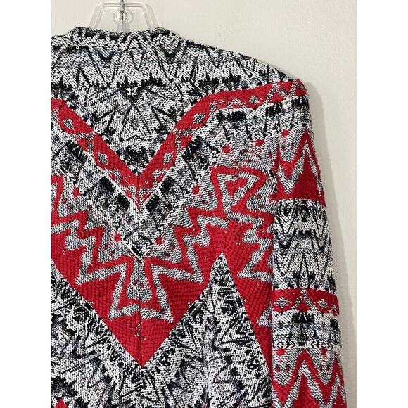 IRO Kroe Jacket Blazer Multi Color Textured Size 38 Tribal Art To Wear Aztec - Picture 3 of 10